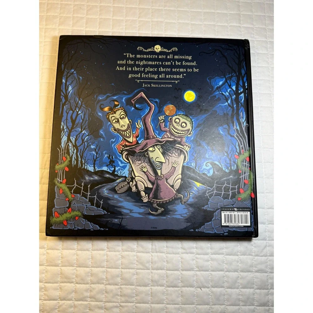 Disney Nightmare Before Christmas Pop-Up Advent Calendar Book 1 Ornament Missing